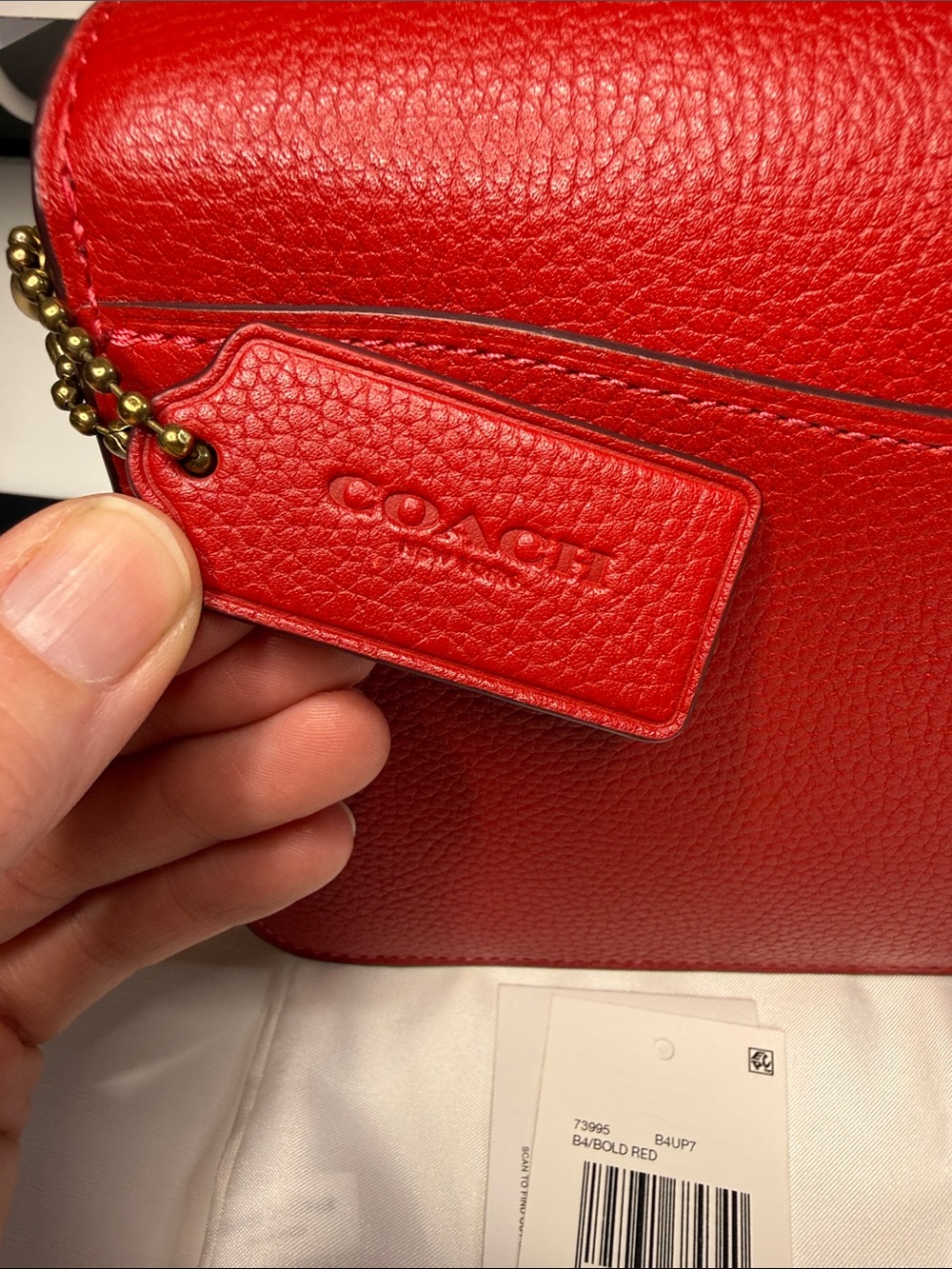 Coach VINTAGE TABBY 26 Shoulder bag Bold Red - Picture 7 of 15